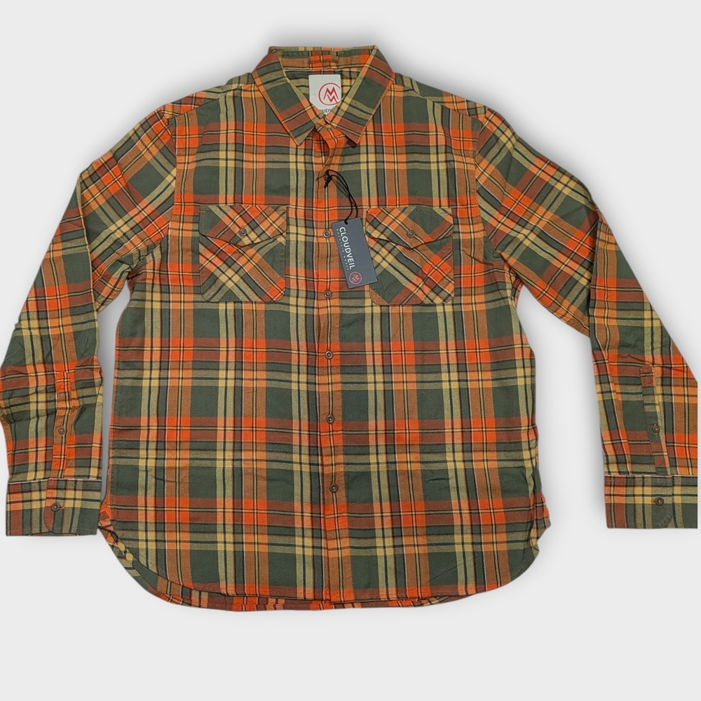 CLOUDVEIL MOUNTAINWORKS FLANNEL SHIRT MEN'S XL NWT